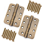 Bronze Fire Door Hinges - 4 Inch/102mm - Grade 13 Steel Ball Bearing - Pack 2 - Radius - tradefit - 2