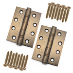 Bronze Fire Door Hinges - 4 Inch/102mm - Grade 13 Steel Ball Bearing - Pack 2 - tradefit - 9