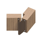 Door Finger Guard Protector - Rear Side - 1950mm - Brown - tradefit - 2