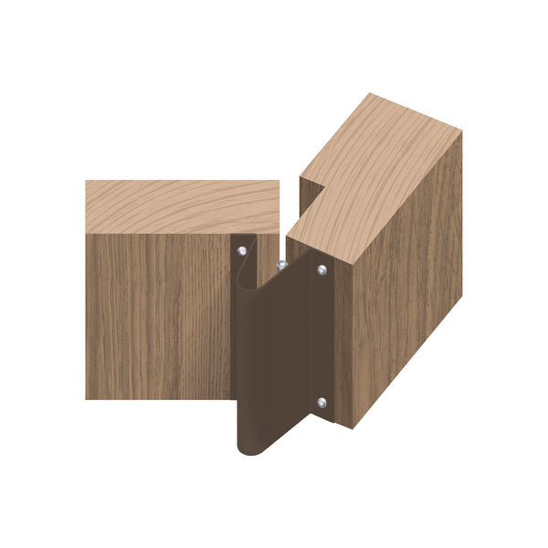 Door Finger Guard Protector - Rear Side - 1950mm - Brown - tradefit - Featured Image