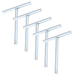 Budget Lock Taper Key PACK 5 T Tee Loft Access Panel Horse Box Key - Zinc Plated - tradefit - 1