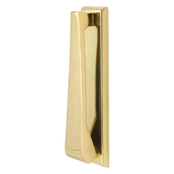 Contemporary Door Knocker - 157x36mm - Polished Brass - tradefit