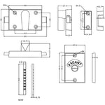 Toilet Indicator Bolt Vacant/Engaged - Polished Chrome - tradefit - 2
