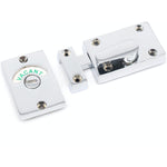 Toilet Indicator Bolt Vacant/Engaged - Polished Chrome - tradefit - 3