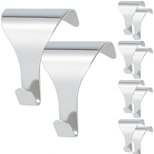 Chrome Picture Rail Hook Moulding Dado - Polished Chrome - Pack of 10 - tradefit - Featured Image