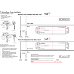 Overhead Fire Door Closer Universal Reversible Push or Pull Side - Power Size 3 - Black - tradefit - 9