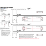 Universal Overhead Fire Door Closer Dual Handed Push or Pull Side - Power Size 3 - Satin Chrome - tradefit - 12