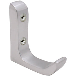Aluminium Heavy Duty Architectural Robe / Coat Hook - 60mm - SAA Satin - tradefit