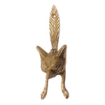 Fox Head Door Knocker - Polished Brass - tradefit - 1