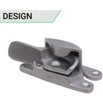 Narrow Locking Fitch Pattern Sash Window Fastener - 64mm - Satin Chrome - tradefit - 5
