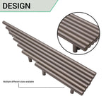 T - Bar Cupboard Dee Handle 156x12mm 96mm Centres Brushed Nickel - tradefit - 5