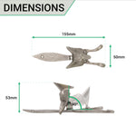 Fox Head Door Knocker - Satin Nickel - tradefit - 3