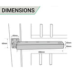 Hydraulic Gate Closer - Black - tradefit - 2