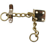 Door Chain Lock Guard for Narrow and Standard Frames - Brass - tradefit - 4