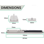 Soft Close Drawer Damper 25kg Force for Wood or Metal Drawers - tradefit - 4