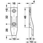 Drop On Keku EH Clip - Pack of 10 - Black - tradefit - 4