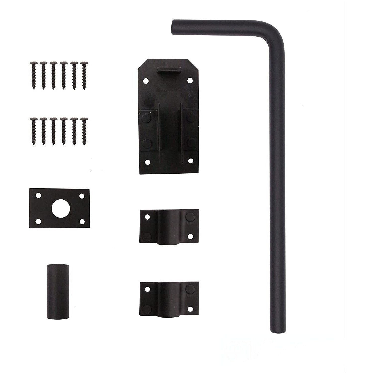 KOTARBAU® Hasp 150 X 75 Mm Deadbolt Lock With Padlock Powder-Coated Steel Black Hasp Safety Hasp - View #5