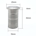 Stainless Steel Dust Socket for Concrete - Satin Stainless - tradefit - 2