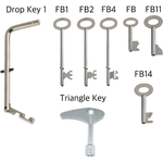 FB Master Key Set 4 - Zinc Plated - tradefit - 2
