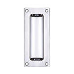 Rectangular Flush Cabinet Door Pull - 75mm - Polished Chrome - tradefit - 1