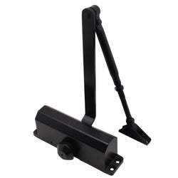 Overhead Fire Door Closer Universal Reversible Push or Pull Side - Power Size 3 - Black - tradefit