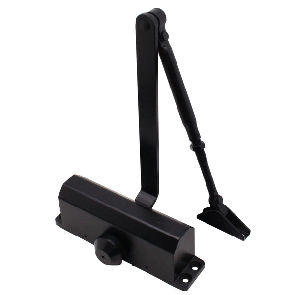 Overhead Fire Door Closer Universal Reversible Push or Pull Side - Power Size 3 - Black - tradefit - Featured Image