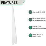 Twin Slot Shelving - Bracket - White - 320mm - tradefit - 3