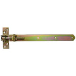 Heavy Duty Adjustable Gate Hinge Single 400mm Strap Hinge - Zinc Plated - tradefit - 1