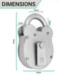 FB London Fire Brigade Padlock Supplied with 1 Key - tradefit - 2