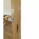 Sliding Door Auto Push Button Edge Finger Pull - Un - Lacquered Polished Brass - tradefit - 6