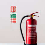 First Extinguisher Sign Foam 75x200mm Self Adh Semi Rigid PVC - tradefit - 5
