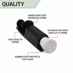 Foot Operated Door Holder - 120mm - Matt Black - tradefit - 5