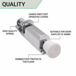 Foot Operated Door Holder - 120mm - Polished Chrome - tradefit - 4
