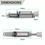 Foot Operated Door Holder - 120mm - Satin Chrome - tradefit - 3