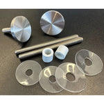 Rear Bolt Through Fixing Kit Suit Guardsman Pull Handles - PAIR - Stainless Steel - 1