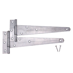 Medium Tee Door and Gate Hinge - 16 inch - Galvanised - tradefit