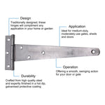 HD Gate Kit - Ring Latch - 350mm Hinges - 150mm Brenton Bolt - Galvanised - tradefit - 2