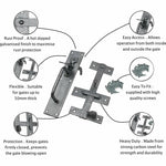 Medium Suffolk Latch - 205 x 50mm - Galvanised - tradefit - 2