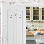 Hat and Coat Hook - 60mm - Polished Chrome - Pack of 4 - tradefit - 4