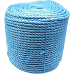 Blue Rope Poly Polypropylene Builder Rope - 12mm x 220m - Plumber Electrician Draw Rope - tradefit - 3