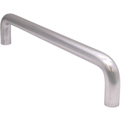 Bolt Fixed Pull Handle - 150 x 19mm - Satin Aluminium - tradefit