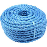 Blue Rope Poly Polypropylene Builder Rope - 12mm x 30m - Plumber Electrician Draw Rope - tradefit - 3