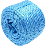 Blue Rope Poly Polypropylene Builder Rope - 6mm x 30m - Plumber Electrician Draw Rope - tradefit - 3