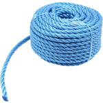 Blue Rope Poly Polypropylene Builder Rope - 10mm x 30m - Plumber Electrician Draw Rope - tradefit - 3