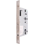 Fire Rated DIN Deadlock Lock - 60mm Backset / 90mm Case / 72mm Centres - Satin Stainless Steel - tradefit - 6