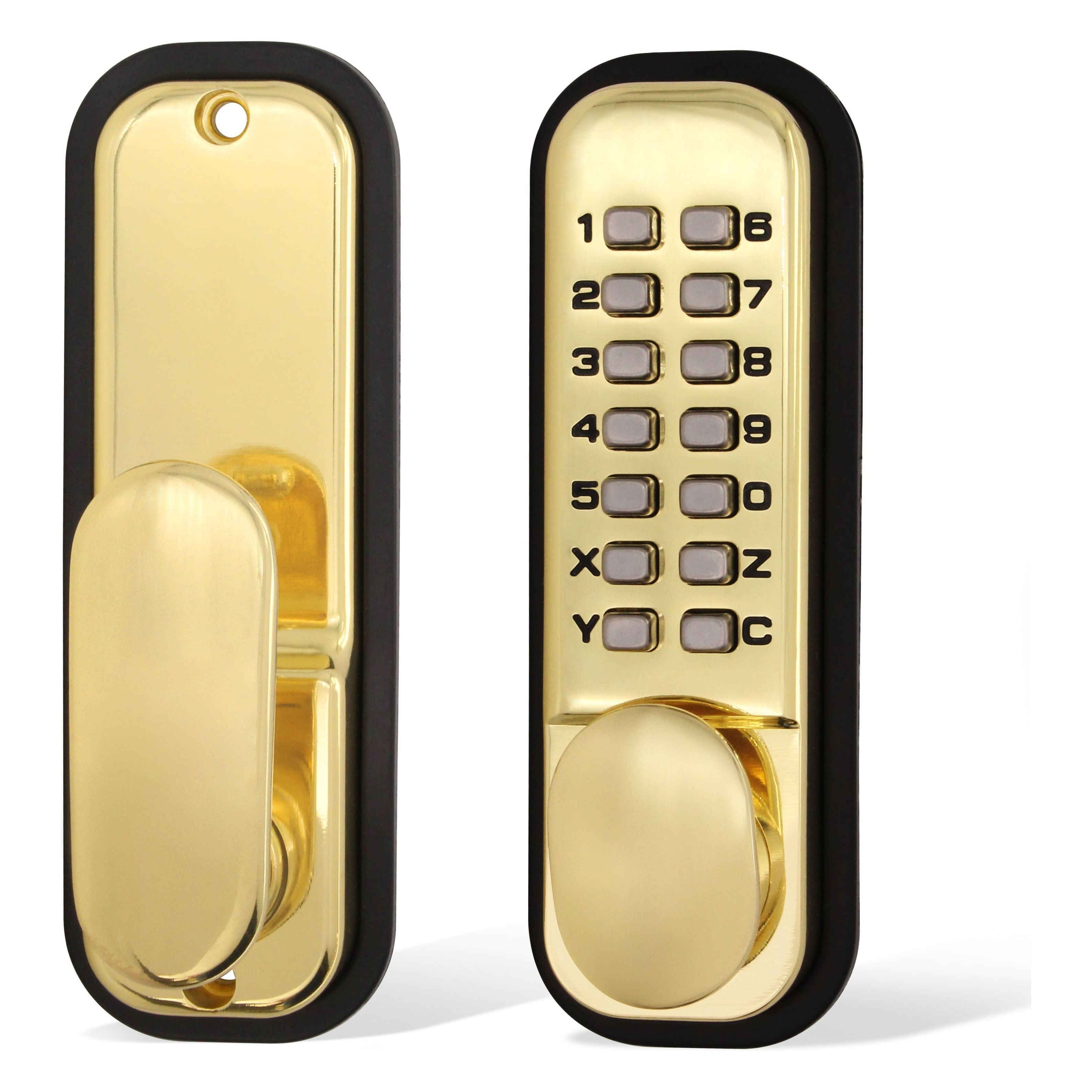 ED20 Paddle Push Button Hold Back Mechanical Digital Code Lock - Fire ...