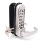 ED50 Clutch Lever Push Button Hold Back HEAVY DUTY Mechanical Digital Code Lock - Satin - tradefit - 6