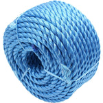 Blue Rope Poly Polypropylene Builder Rope - 10mm x 30m - Plumber Electrician Draw Rope - tradefit - 5