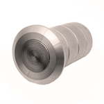 Brass Dust Socket for Flush Bolts - 20 x 25mm - Polished Nickel - tradefit - 4