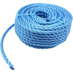 Blue Rope Poly Polypropylene Builder Rope - 12mm x 30m - Plumber Electrician Draw Rope - tradefit - 5